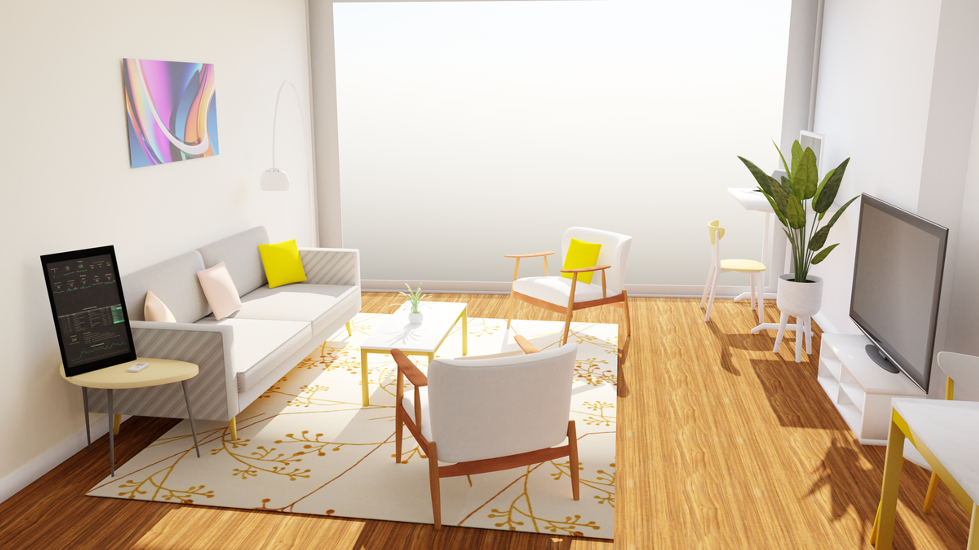 Interior design with Sweet Home 3D and Blender
